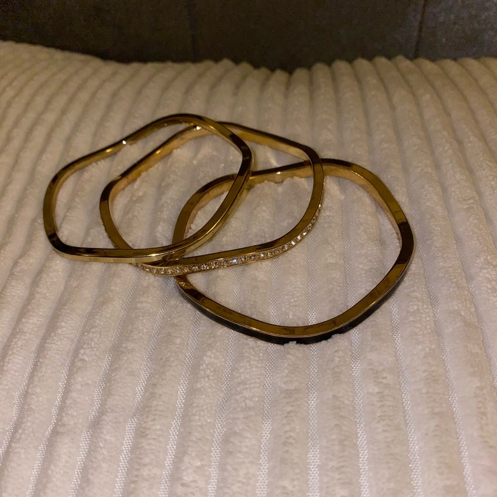 Gold Stacked Bracelet - Picture 2 of 3